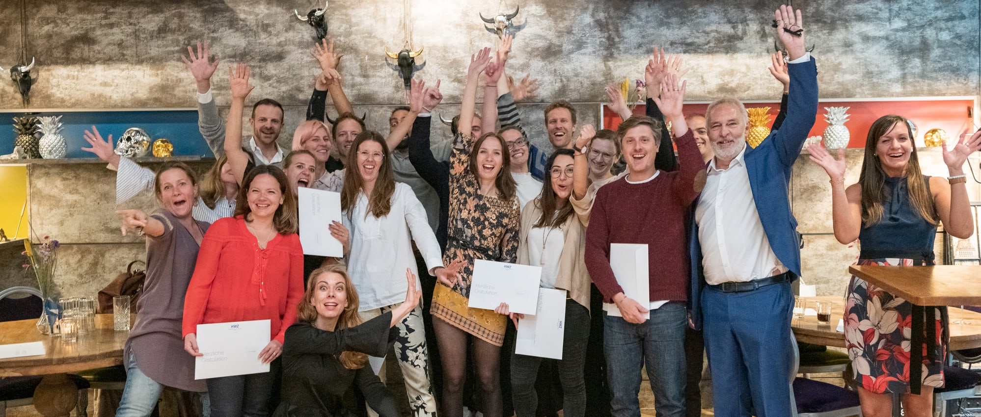 Titelbild Zertifikationsfeier CAS Brand Leadership 2019