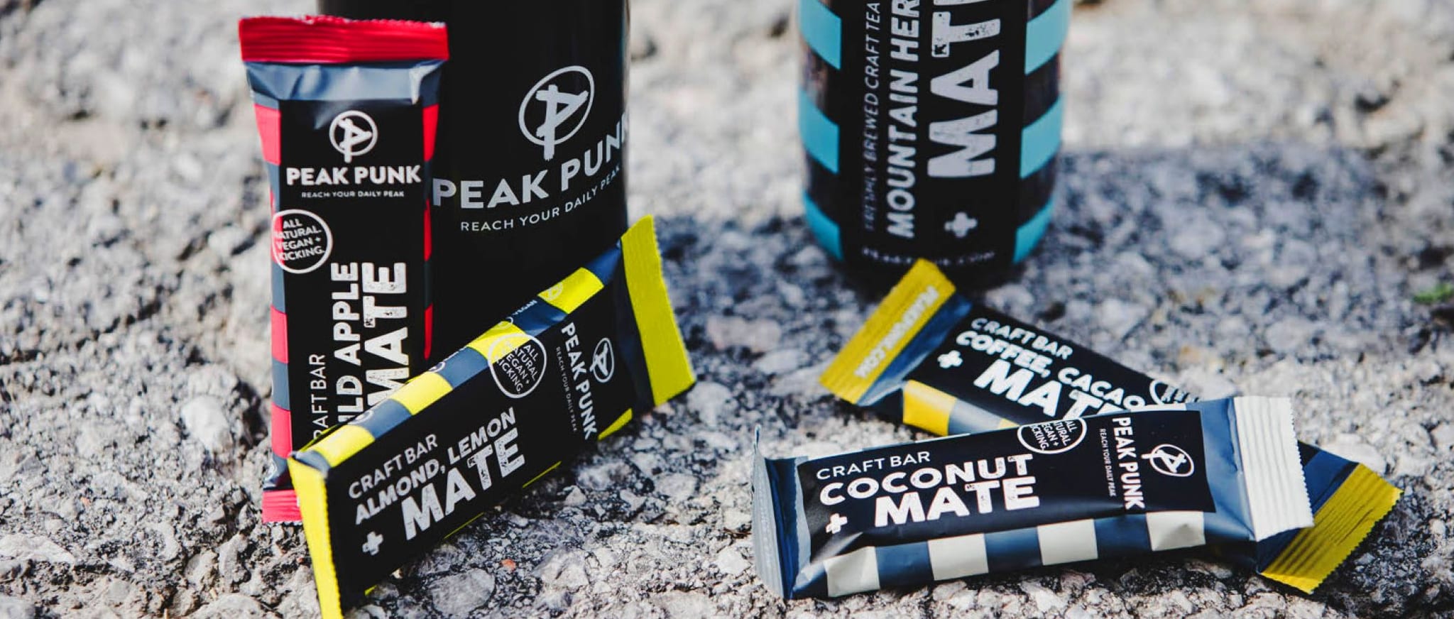NO BULLSHIT INSIDE der Claim von PEAK PUNK, nachhaltig produzierte Energiespender