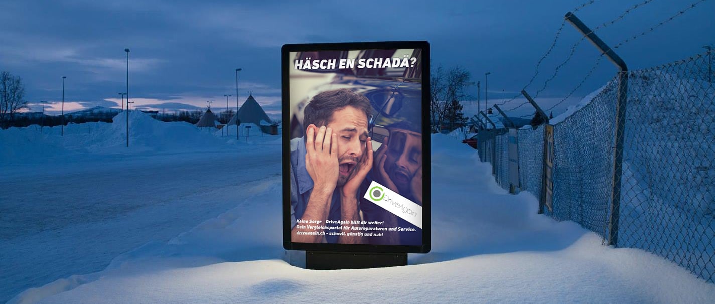Integriertes Kommunikationskonzept für DriveAgain by AXA Winterthur