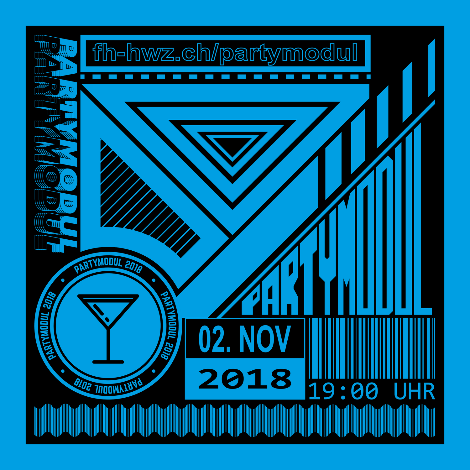 Logo HWZ-Partymodul 2018