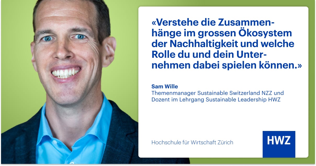 Lehrgang Sustainable Leadership Testimonial Sam Wille