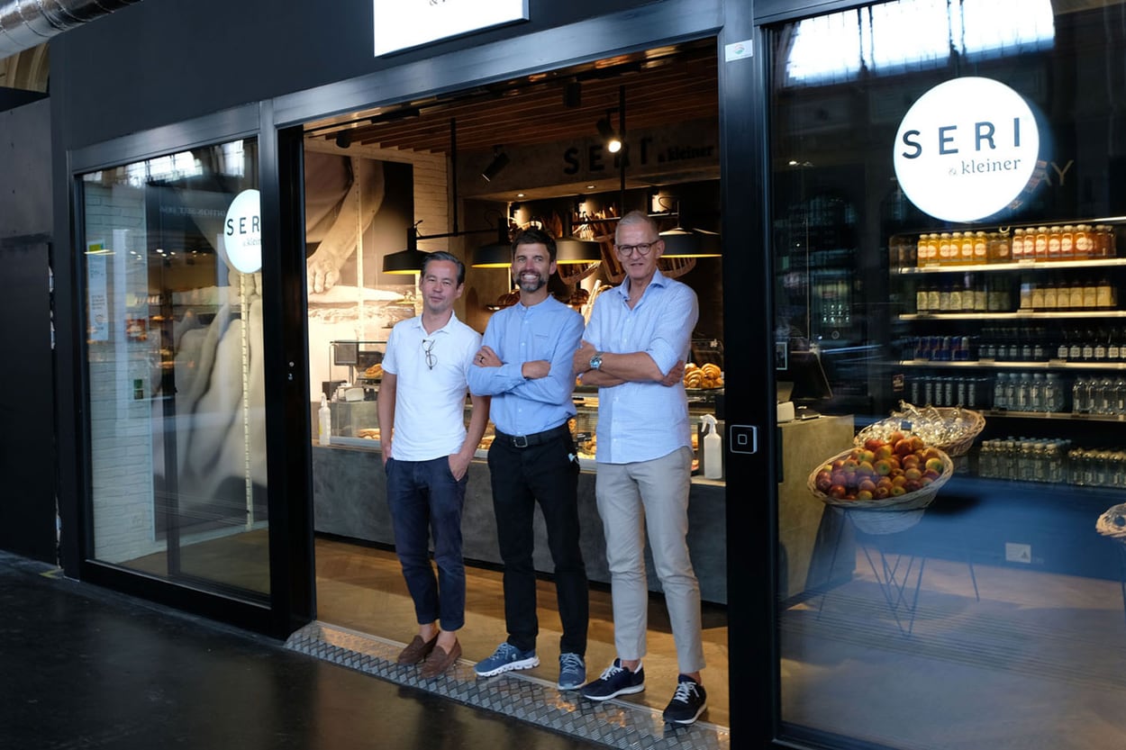 Seri Wada, Dominic Largo und Stefan Vogler
