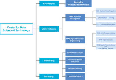 Diagramm Center for-Data-Science & Technology Baumdiagramm